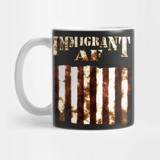 Immigrant AF Old Stripes Mug